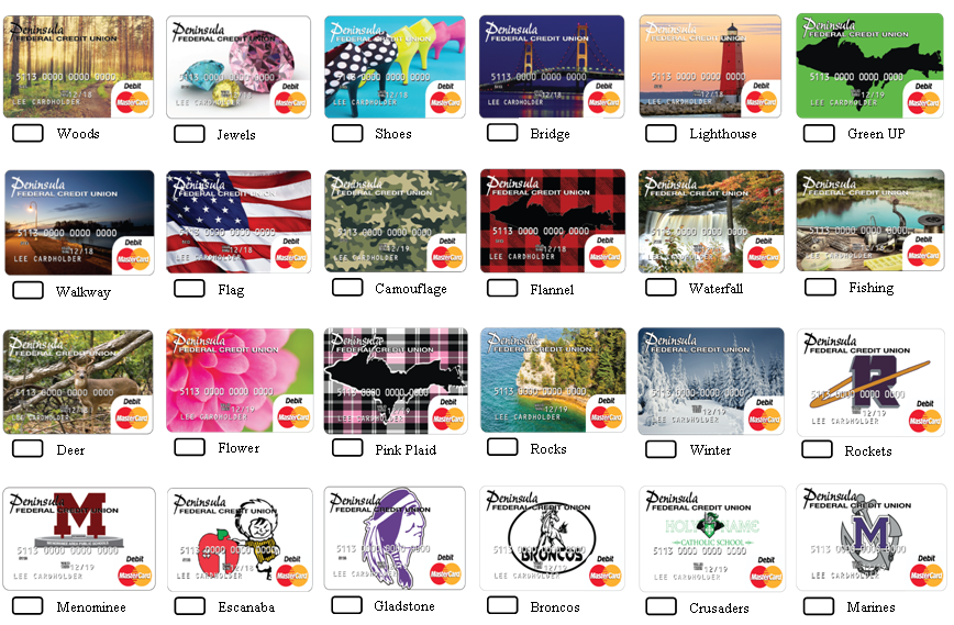 Debit Card Design options